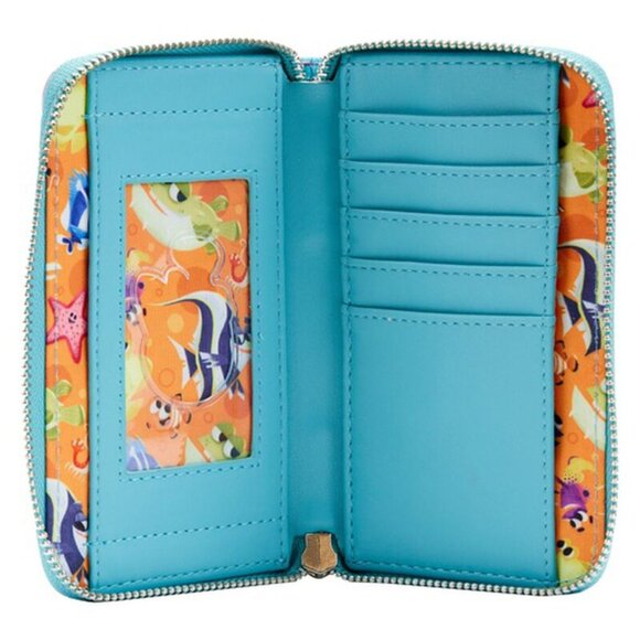 Loungefly Pixar Moments Finding Nemo Darla Mini Backpack and Wallet